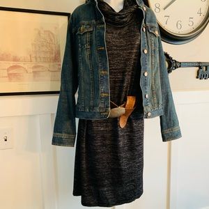 Gap Turtle Neck Sweater Dress Size Lg k221